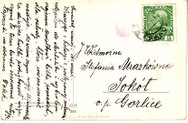 Letter from Adolf Drwota to Stefania Mrazek – 1910