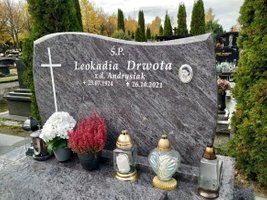 Leokadia Drwota (Andrysiak) - grave in October 2022.